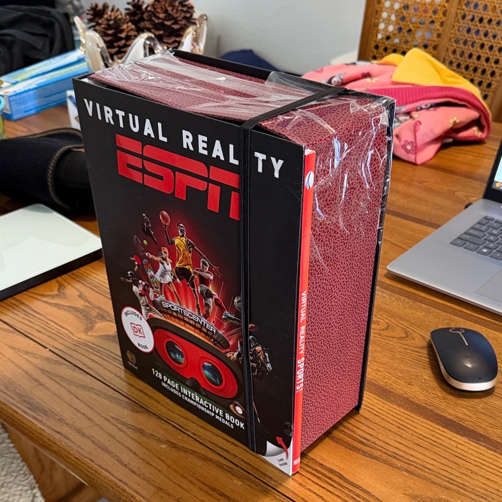 ESPN Virtual Reality Interactive Sports Book Set Complete Tested Box Repaired - Picture 10 of 10
